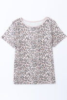 Leopard Animal Print Casual T-shirt