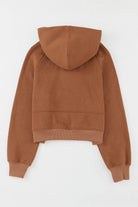 Quarter Zip Kangaroo Pocket Hoodie