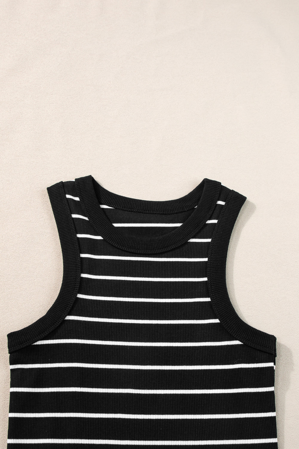 Ribbed Knit Tank Mini Dress