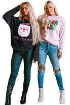 SANTA BABY Sweet Floral Graphic Sweatshirt