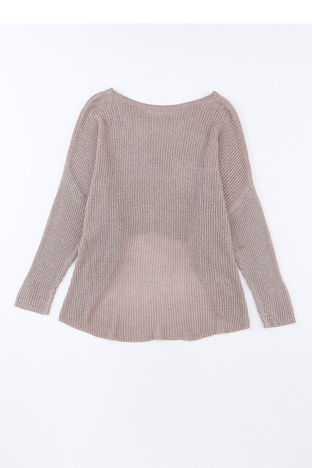 Slouchy Dolman Sleeve High Low Sweater