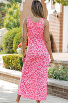 Print Sleeveless Maxi Dress