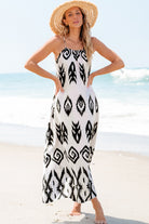 Western  Aztec Printed Fashion Vacation Sundress