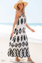 Western  Aztec Printed Fashion Vacation Sundress