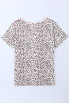 Leopard Animal Print Casual T-shirt