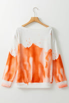 Tie-dye Print Oversized Sweatshirt