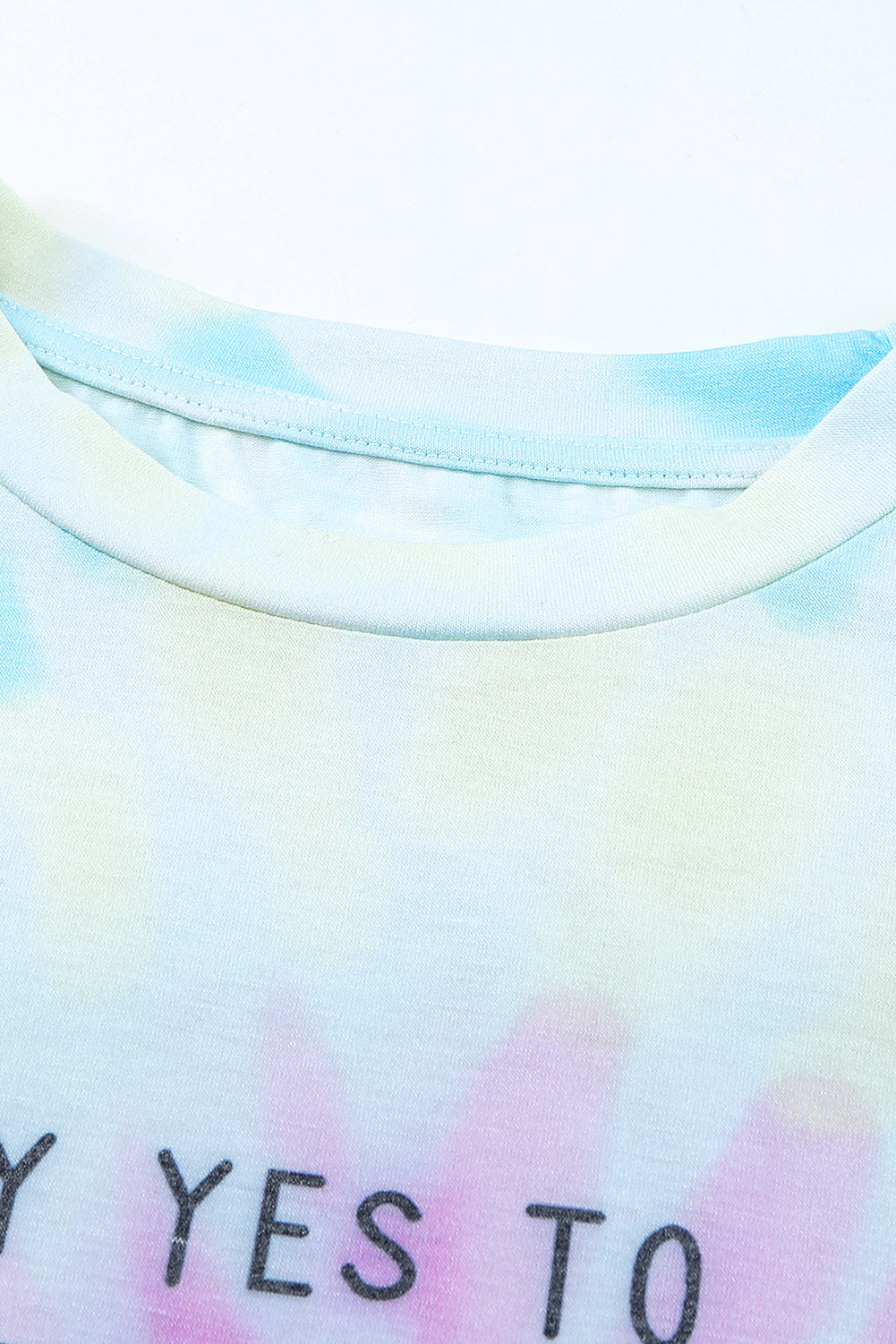 SAY YES TO ADVENTURE Tie-dye Print Tee