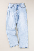 Beau Blue Acid Wash Straight Jeans