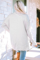 Cowl Neck Shift Tunic Top