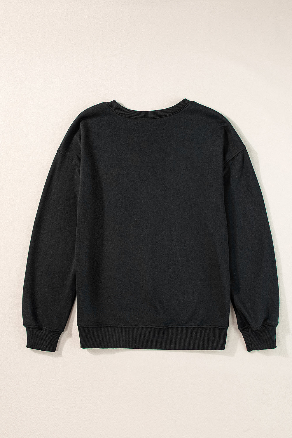 Solid Classic Crewneck Pullover Sweatshirt