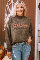 Let's Get Smashed Halloween Pumpkin Graphic Sweatshirt