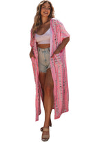 Bohemian Tie Dye Oversize Long Kimono