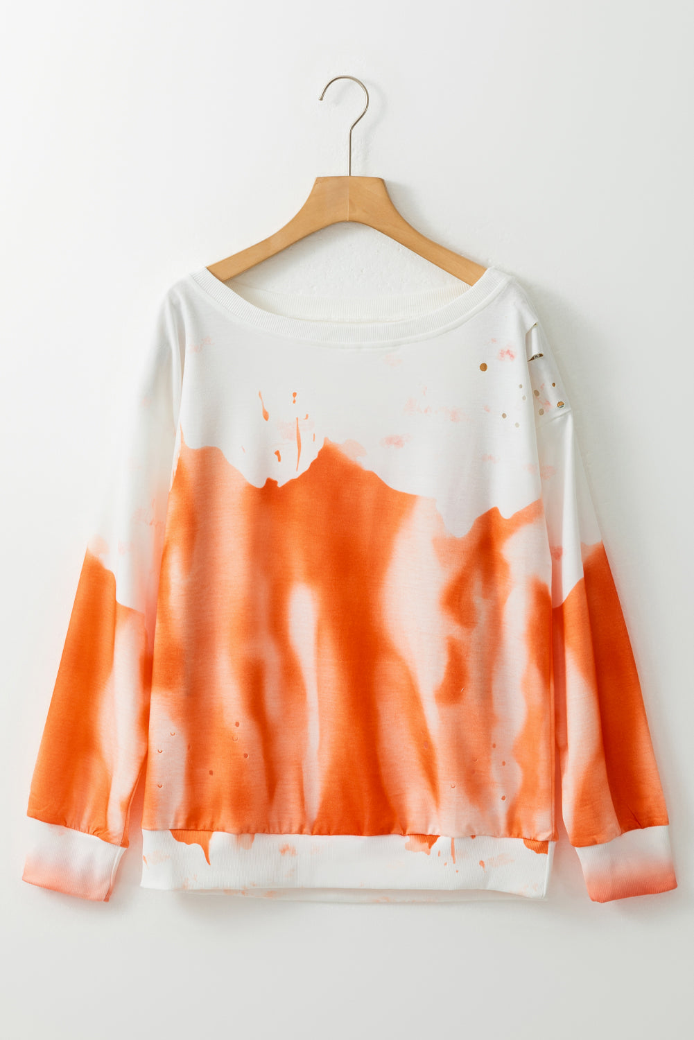 Tie-dye Print Oversized Sweatshirt