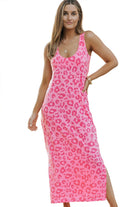 Print Sleeveless Maxi Dress