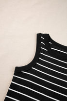 Ribbed Knit Tank Mini Dress