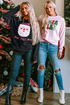 SANTA BABY Sweet Floral Graphic Sweatshirt