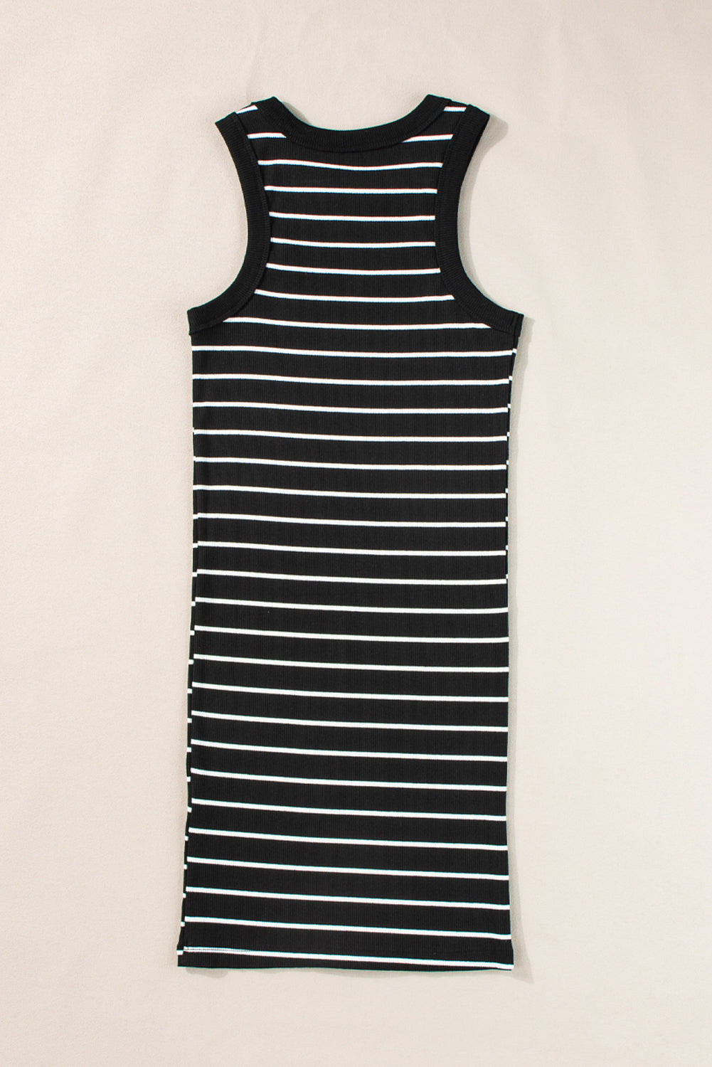 Ribbed Knit Tank Mini Dress