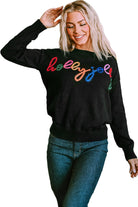 Holly Jolly Round Neck Casual Sweater